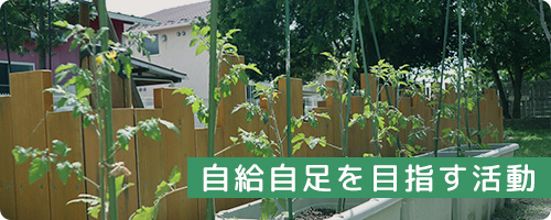 自給自足を目指す活動
